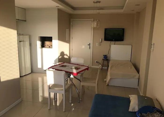 Apartamento P/ 8 Com Garagem Churasqueira E Piscina