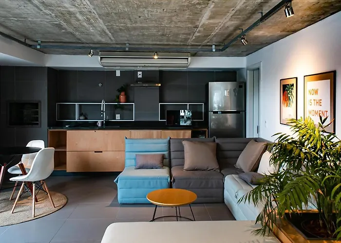 Charlie Em Poa - Studio Moderno Com Coworking E Lavanderia