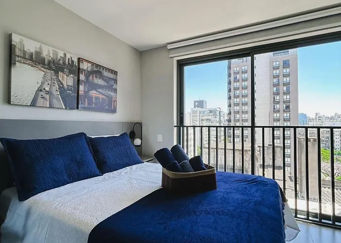 Studio Go24 Poa - Moinhos - Rooftop With Pool