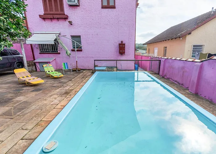 Casa Maison Rosé - Piscina, Lareira e Banheira