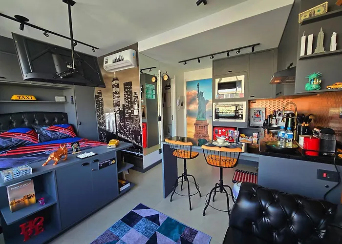 Jp Redencao Studio Manhattan Com Piscina E Garagem